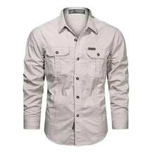 Camisa Masculina Manga Longa Militar