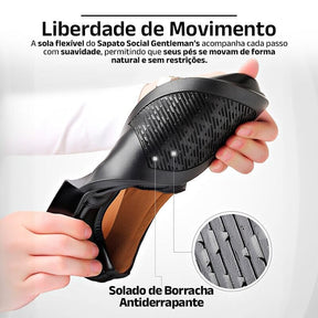 Sapato Social Gentleman’s de Couro Legítimo